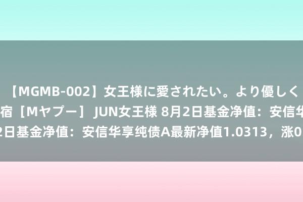 【MGMB-002】女王様に愛されたい。より優しく、よりいやらしく。 新宿［Mヤプー］ JUN女王様 8月2日基金净值：安信华享纯债A最新净值1.0313，涨0.04%